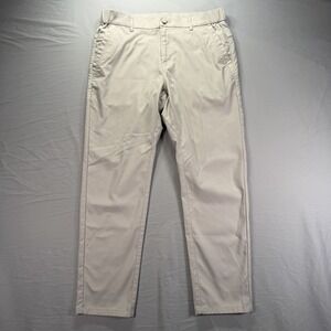 Jack Archer Pants 31x28 Jetsetter Performance Stretch Zip Pockets Golf Stone